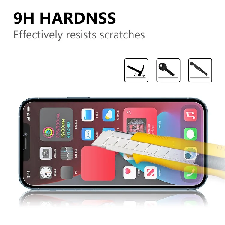 Für iPhone 13 mini 5.4 Zoll 2.5D gebogener Schutzfilm, kratzfest, Touchscreen-Hartglasschutzfolie