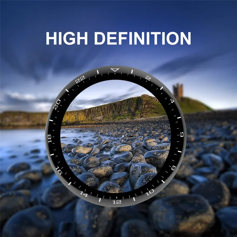 Enkay Hut Prince [5pcs] 3D Gebogene Weiche PC -kante + PMMA in Voller Größe Temperierte Glasschriftenschutzfilme Für Huawei Uhr 3 Pro 48mm