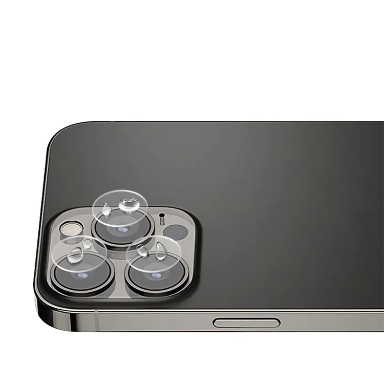 MOCOLO 9H Protecteur d'Objectif Caméra en Verre Trempé HD Couverture Film pour iPhone 13 Pro 6.1 pouces - Transparent