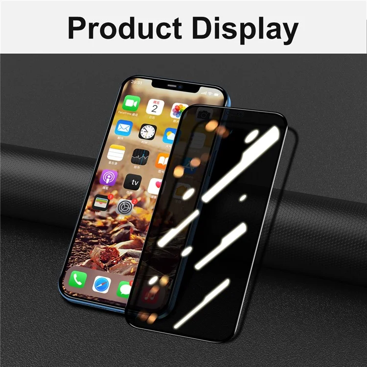 ENKAY HAT PRINCE Anti-glare 28° Anti-spy Privacy Protection Tempered Glass Full Coverage Screen Protector Film for iPhone 11 Pro Max 6.5 inch / XS Max 6.5 inch