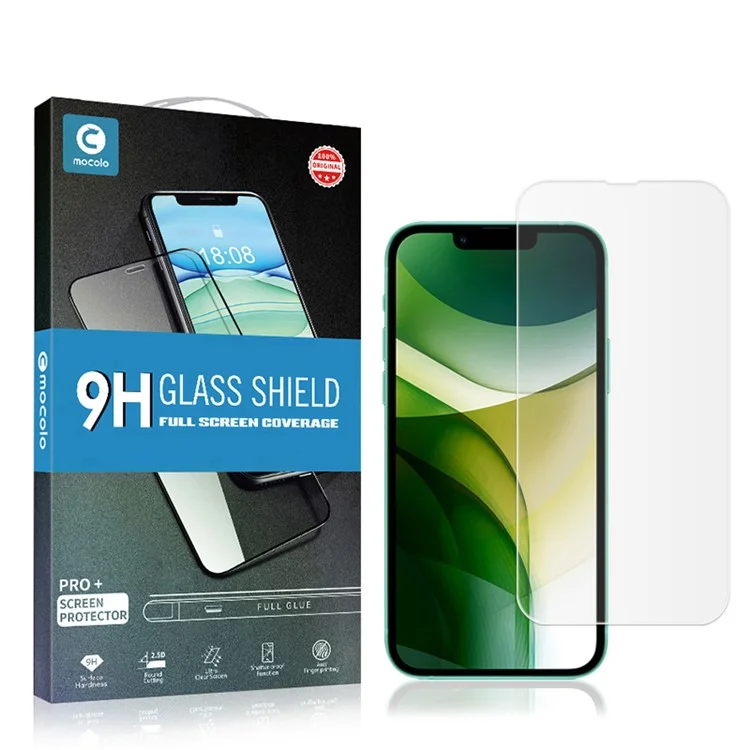 MOCOLO 9H Hardness Ultra Clear Tempered Glass Screen Protector pour iPhone 13 / 13 Pro / 14