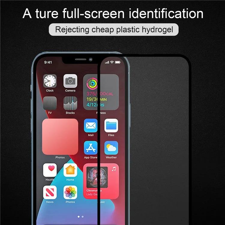 Protetor de tela de vidro temperado 9D de cobertura completa para iPhone 13 mini 5,4 polegadas