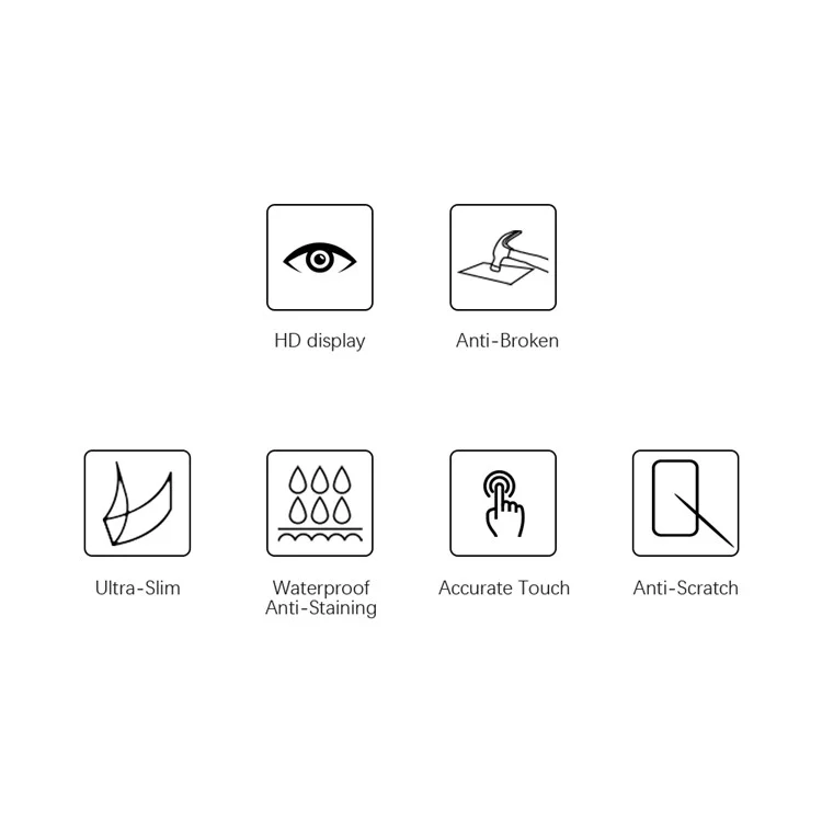 Film de protection d'écran en verre trempé de 0,3 mm avec bord incurvé pour vivo Y73/V21e 4G/V21e 5G
