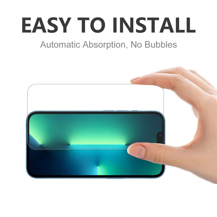 ENKAY HAT PRÍNCIPE para iPhone 13 / 13 Pro / 14 / 14, 10 unidades / conjunto 0,26 mm 2,5D bordas curvas 9 dureza HD Anti-Risco Vidro Temperado Protetor de Tela