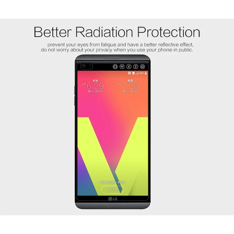 NILLKIN Matte Anti-scratch LCD Screen Protector Guard Film for LG V20