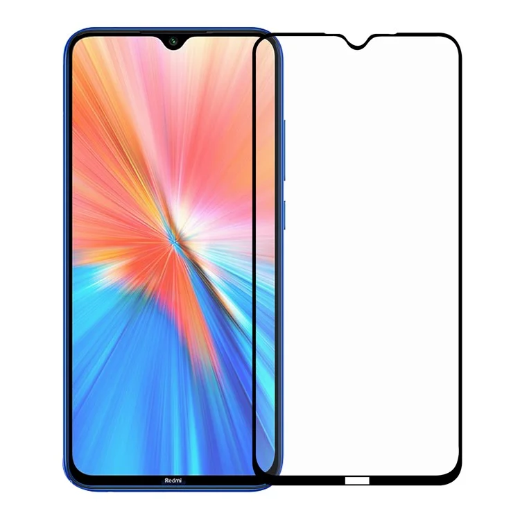 Ultra Clear Full Glue Black Edges Tempered Glass Screen Protector für Xiaomi Redmi Note 8 2021