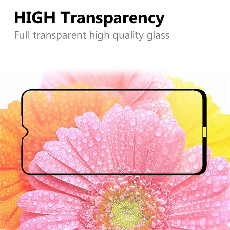 Ultra Clear Full Glue Black Edges Tempered Glass Screen Protector für Xiaomi Redmi Note 8 2021