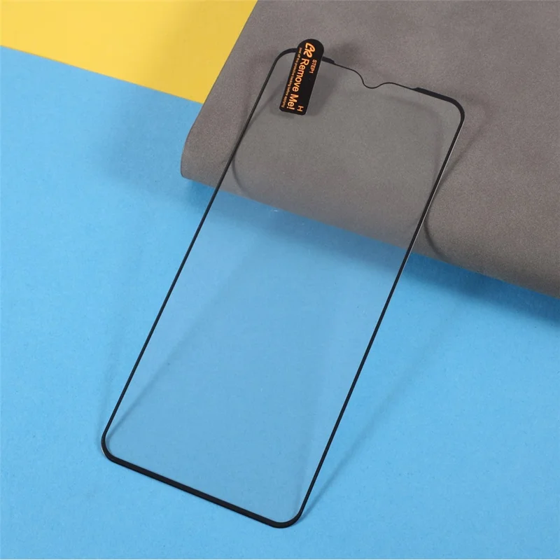 CALANS Full Size Covering Silk Printing Ultra Clear Tempered Glass Protector Full Glue for Xiaomi Redmi Note 8 2021