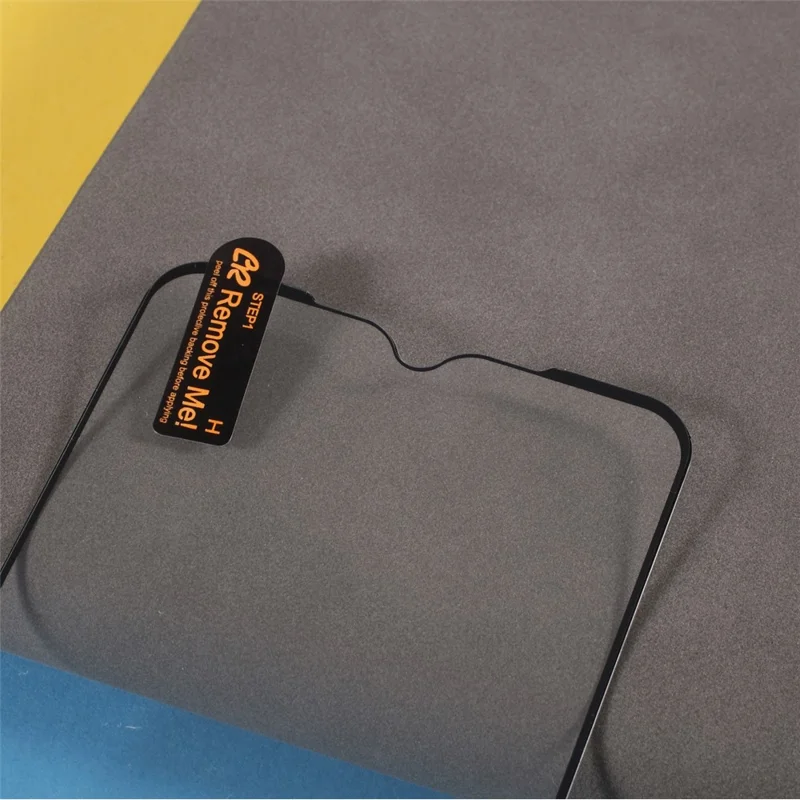 CALANS Full Size Covering Silk Printing Ultra Clear Tempered Glass Protector Full Glue for Xiaomi Redmi Note 8 2021