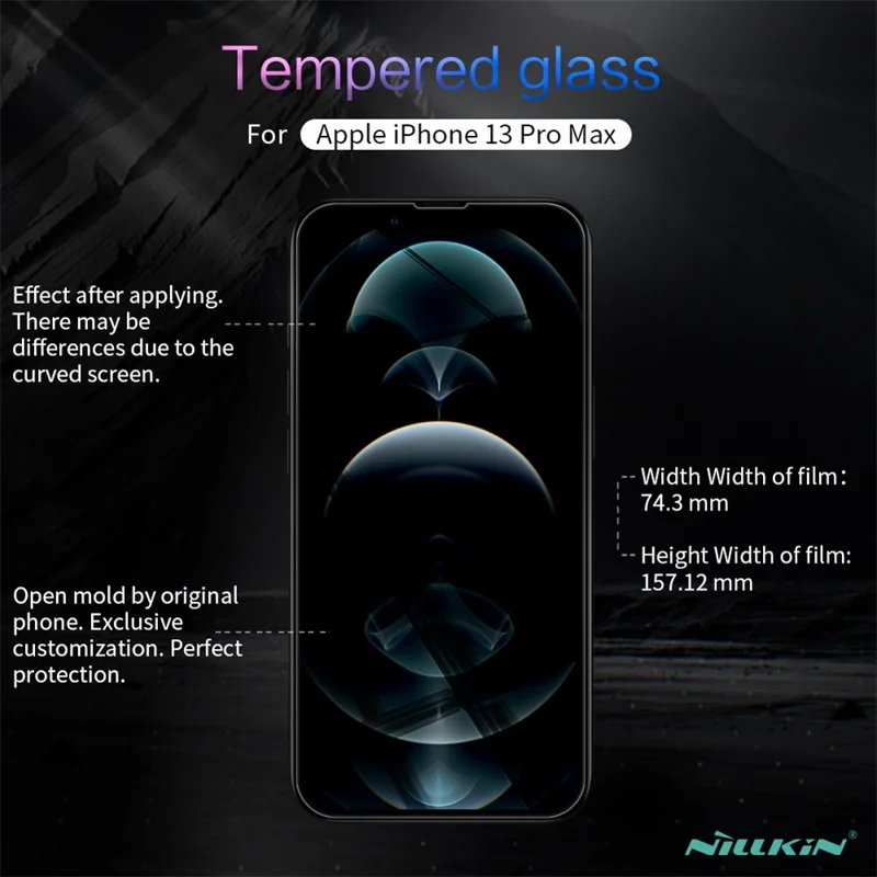 NILLKIN Amazing H+PRO AGC Tempered Glass Screen Protector for iPhone 13 Pro Max / 14 Plus, 0.2mm HD Clear Anti-Explosion Film