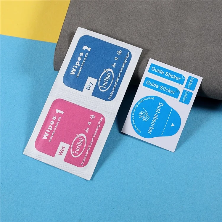 RURIHAI 0.18mm 2.5D Прозрачная защитная пленка из закаленного стекла для iPhone 13 / 13 Pro / 14 / 14