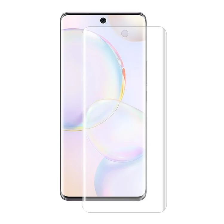 ENKAY HAT PRINCE for Honor 50 / Huawei nova 9, Full Coverage 3D Curved Screen Protector Hot Bending Anti-Scratch High Definition Clear PET Film (Support Fingerprint Unlocking)