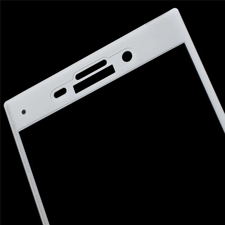 Full Covering Tempered Glass Screen Guard for Sony Xperia X Compact - White