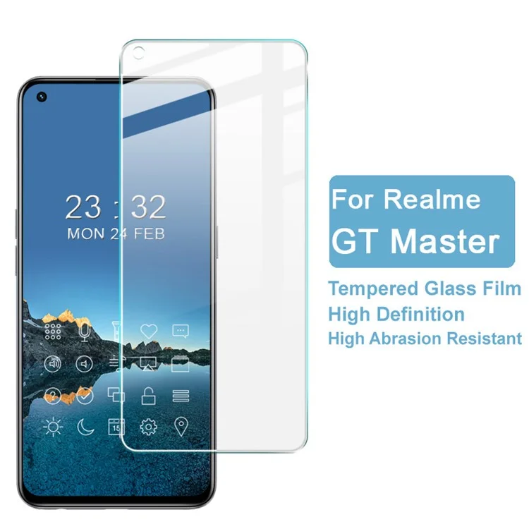 IMAK H Series Anti-explosion Tempered Glass Screen Protector für Realme GT Master