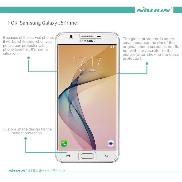 NILLKIN Anti-fingerprint HD Clear Screen Protector for Samsung Galaxy J5 Prime / On5 (2016)