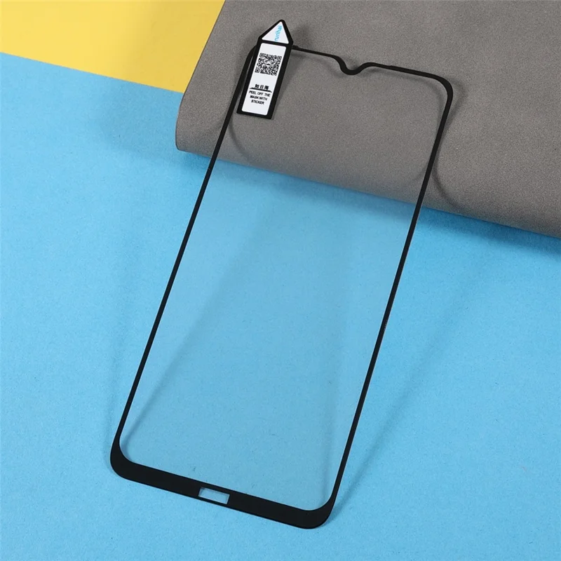 RURIHAI for Xiaomi Redmi Note 8 2021 Full Glue Tempered Glass Screen Protector 2.5D Solid Defense 9H Hardness Film