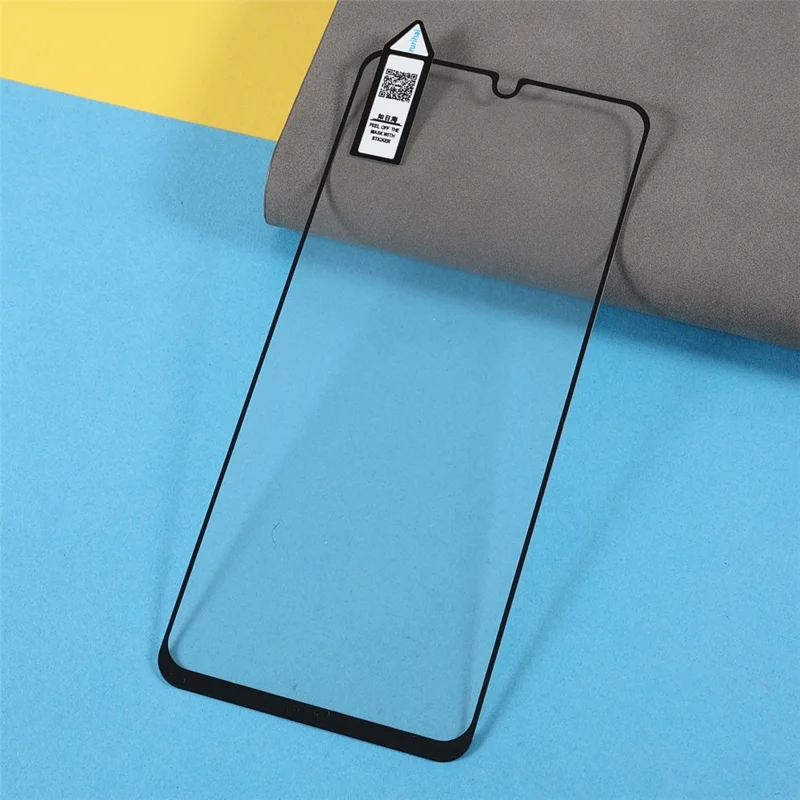 RURIHAI per Samsung Galaxy M32 (versione globale) / M32 (versione India) / M22 Protettore per schermo con colla completa 0,26 mm Durezza 9H Difesa solida in vetro temperato 2,5D