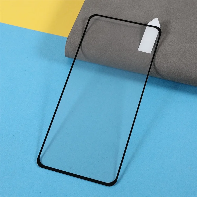 RURIHAI для Oppo Reno6 E защитная пленка из закаленного стекла с полным нанесением клея 0,26 мм, твердость 9H, 2,5D кромка, прочная защитная пленка
