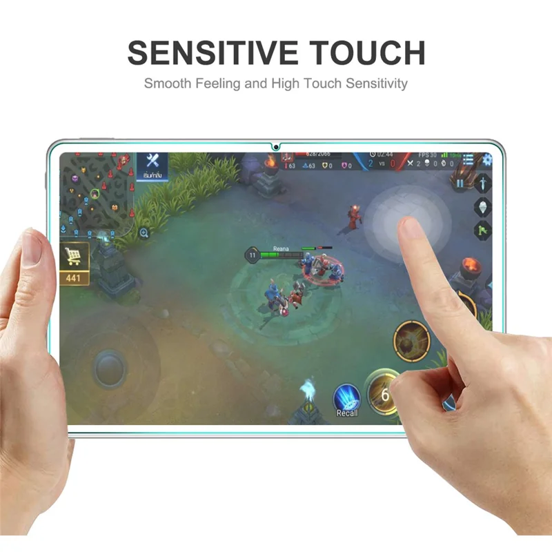 HAT PRINCE Tempered Glass Film 0.33mm HD Clear Full Coverage Full Glue 9H 2.5D Glass Screen Protector for Huawei MatePad 11 (2021)