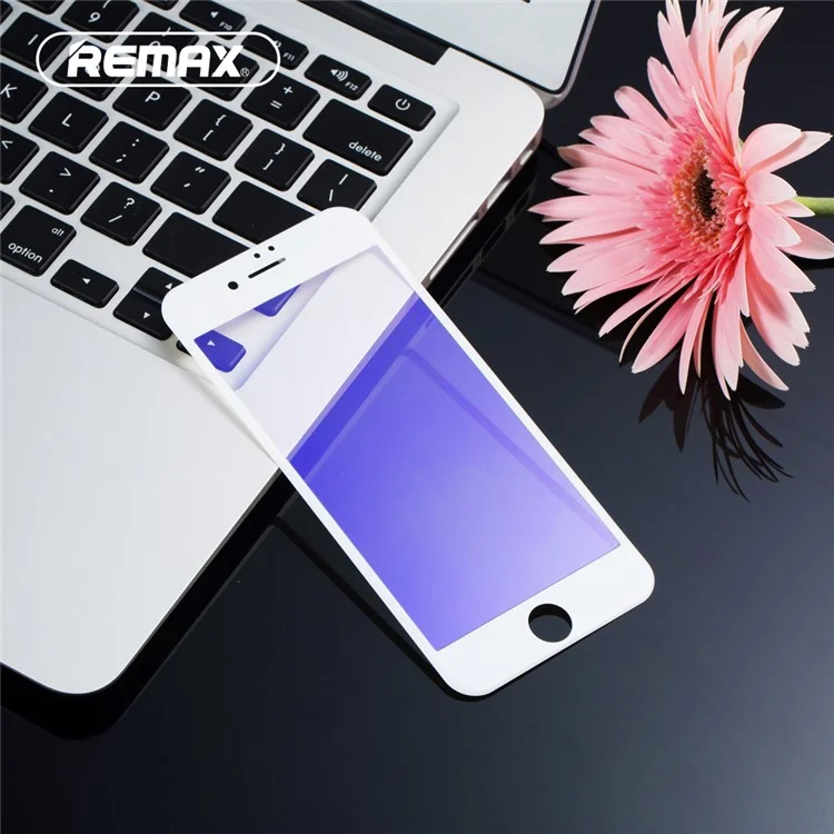 REMAX Gener Series 3D Full Cover Anti-blue-ray Tempered Glass Screen Protector for iPhone 7 - White