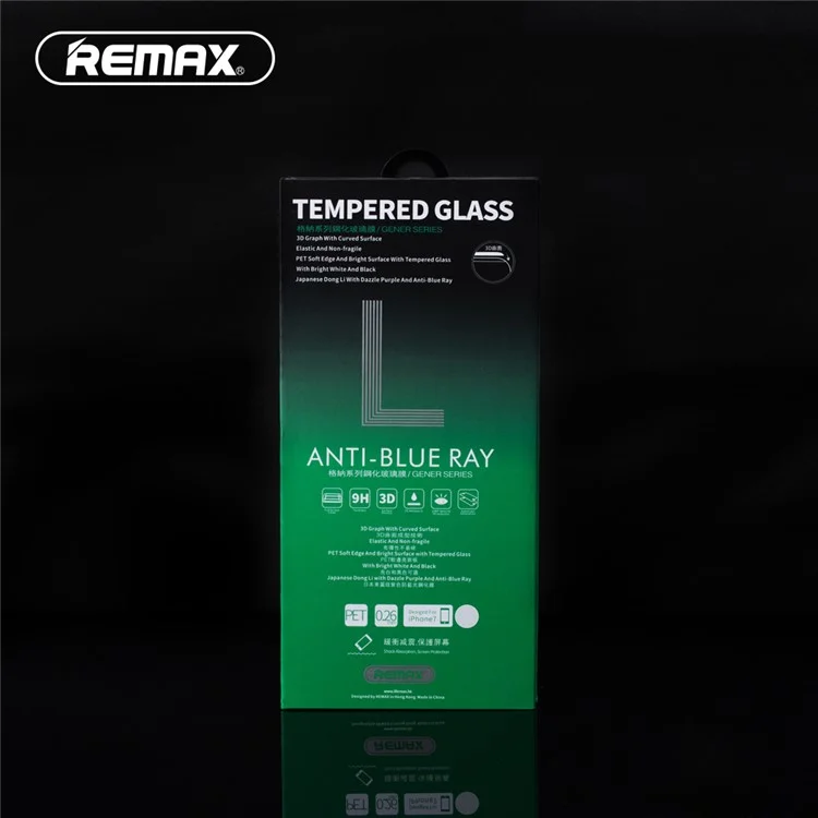 REMAX Gener Series 3D Full Cover Anti-blue-ray Tempered Glass Screen Protector for iPhone 7 - White