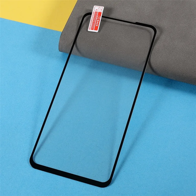 Clear Full Glue Adhesive Shatter Proof Full Coverage Silk Print Tempered Glass Protective Film for Motorola Edge 20 Lite