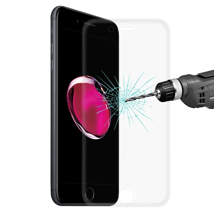 HAT PRINCE 0.26mm 9H 3D Curved Full Cover Tempered Glass Screen Protector for iPhone 7 4.7 - Transparent