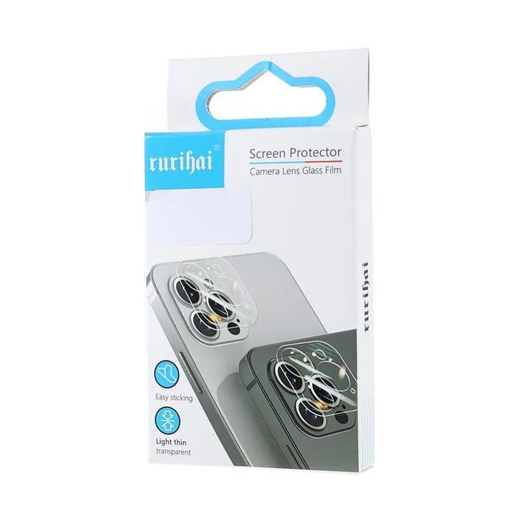 RURIHAI Filme de Vidro Temperado Ultraclaro de Borda em Arco 3D para iPhone 13 mini 5,4 polegadas 