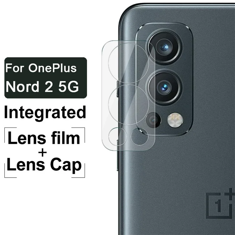 Imak High Light Transmitância Cobertura Completa Filme de Câmera de Vidro Temperado Com Alta Tampa de Lente Acrílica de Transparência Para OnePlus Nord 2 5G