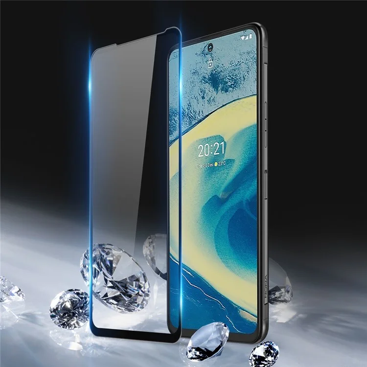 DUX DUCIS Explosion-Proof 0.33mm 2.5D Complete Coverage HD Clear Tempered Glass Full Glue Screen Protector (10D) para Nokia XR20