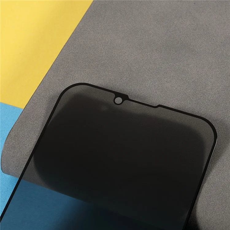 Anti Scratch Anti-Spy Silk Printing Tempered Glass Full Coverage Full Glue Protector Film per iPhone 13 / 13 Pro / 14