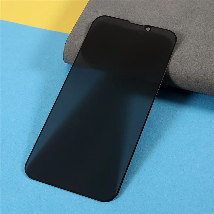 Anti Scratch Anti-Spy Silk Printing Tempered Glass Full Coverage Full Glue Protector Film per iPhone 13 / 13 Pro / 14