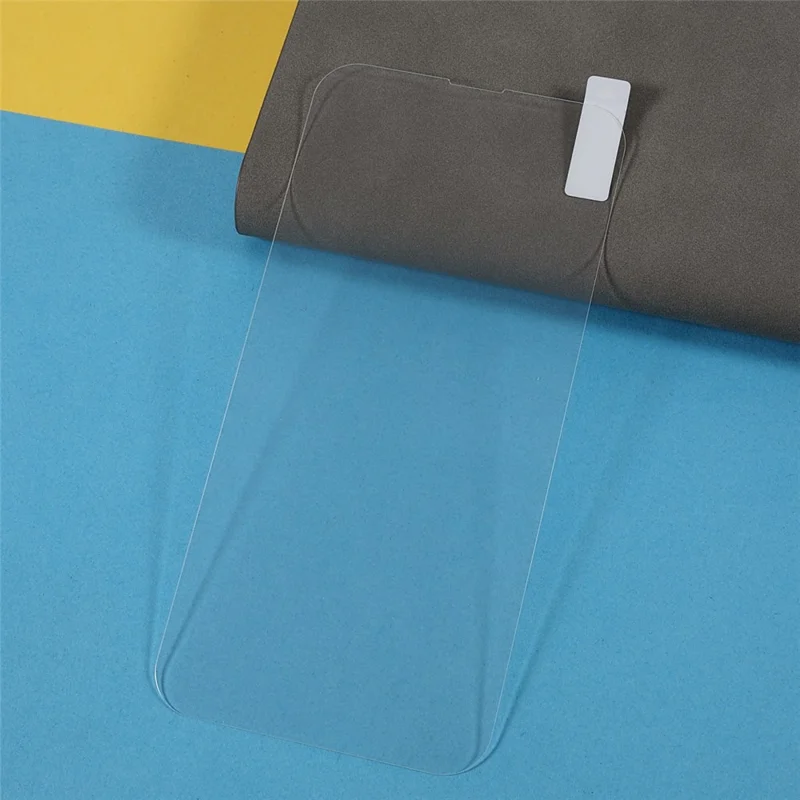 Protector de vidrio templado transparente de cobertura total con pegamento completo y bordes de arco de plasma, dureza 9H, antiarañazos, para iPhone 16e / 13 / 13 Pro / 14 / 14 Ultra