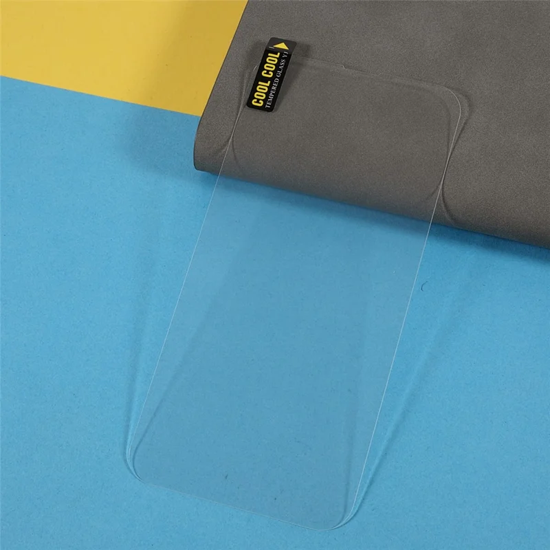 Protector de vidrio templado transparente de cobertura total con pegamento completo y bordes de arco de plasma, dureza 9H, antiarañazos, para iPhone 16e / 13 / 13 Pro / 14 / 14 Ultra