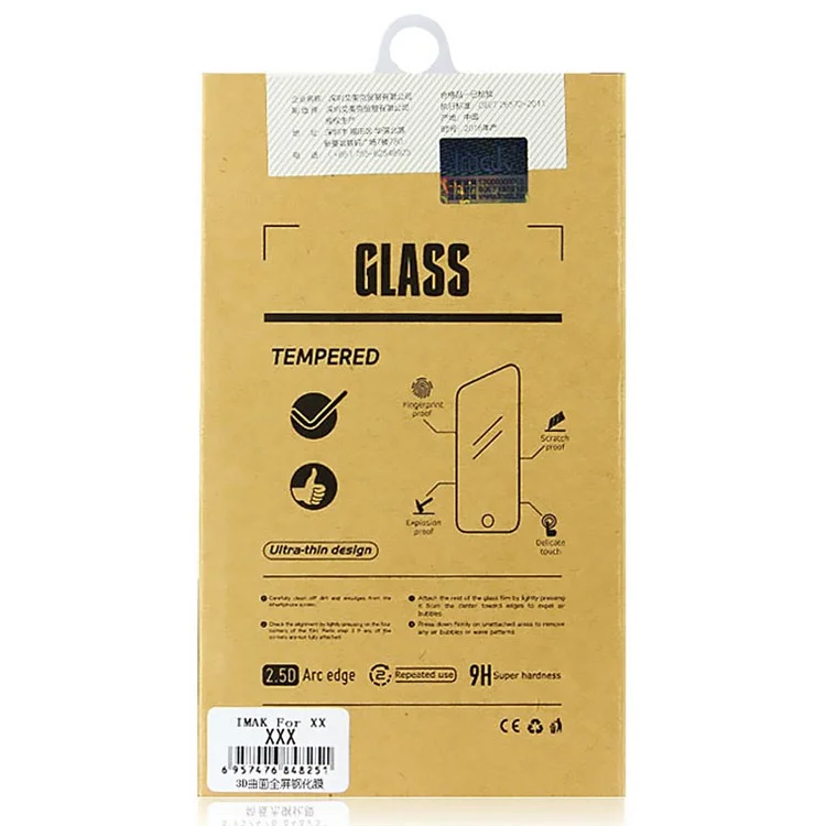 IMAK 3D Curved Full Cover Tempered Glass Screen Protector for Sony Xperia X Compact