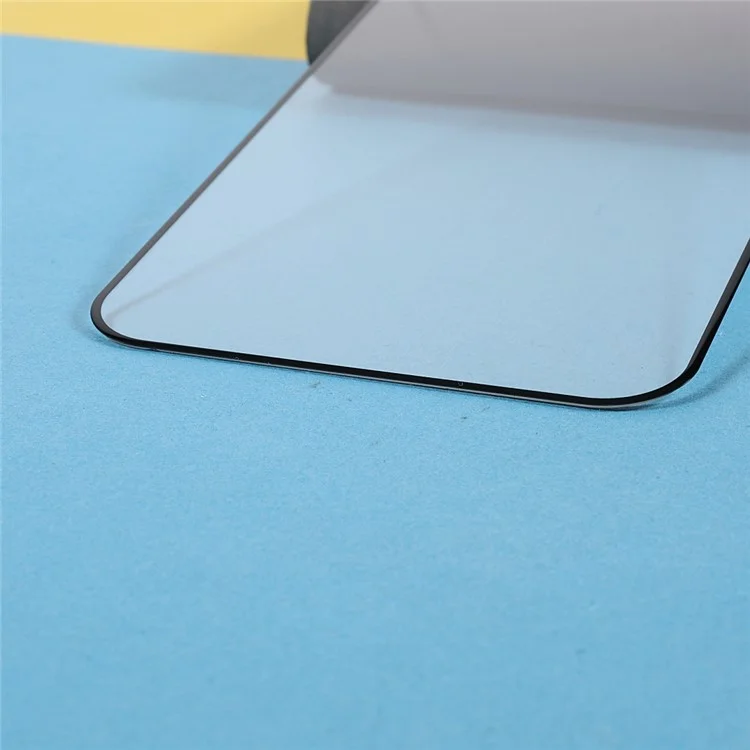 High Aluminum-Silicone Glass High Definition Full Glue Full-Screen Silk Printing Tempered Screen Glass for iPhone 16e / 13 / 13 Pro / 14