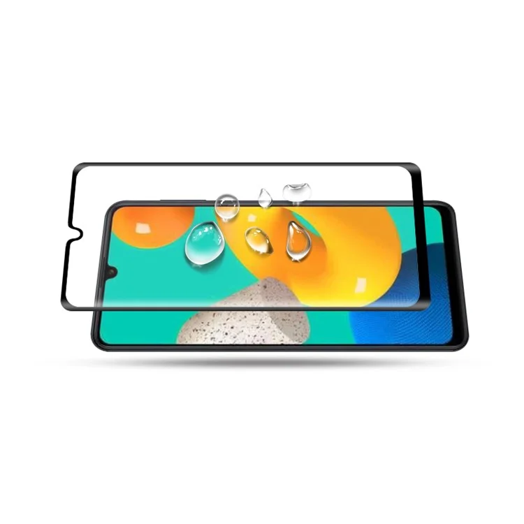 MOCOLO 9H Anti-Scratch HD Clear Full Coverage Full Glue Silk Printing Tempered Glass Screen Protector for Samsung Galaxy M32 (Global Version) - Negro