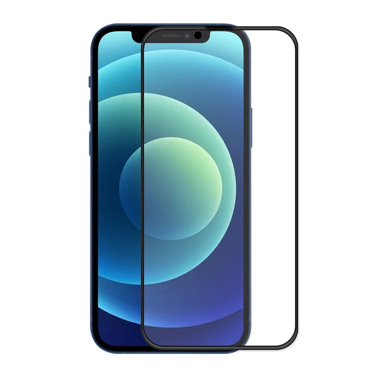 HAT PRINCE Protector de pantalla de cristal templado HD Full Coverage Full Glue 9H de dureza para iPhone 13 / 13 Pro / 14