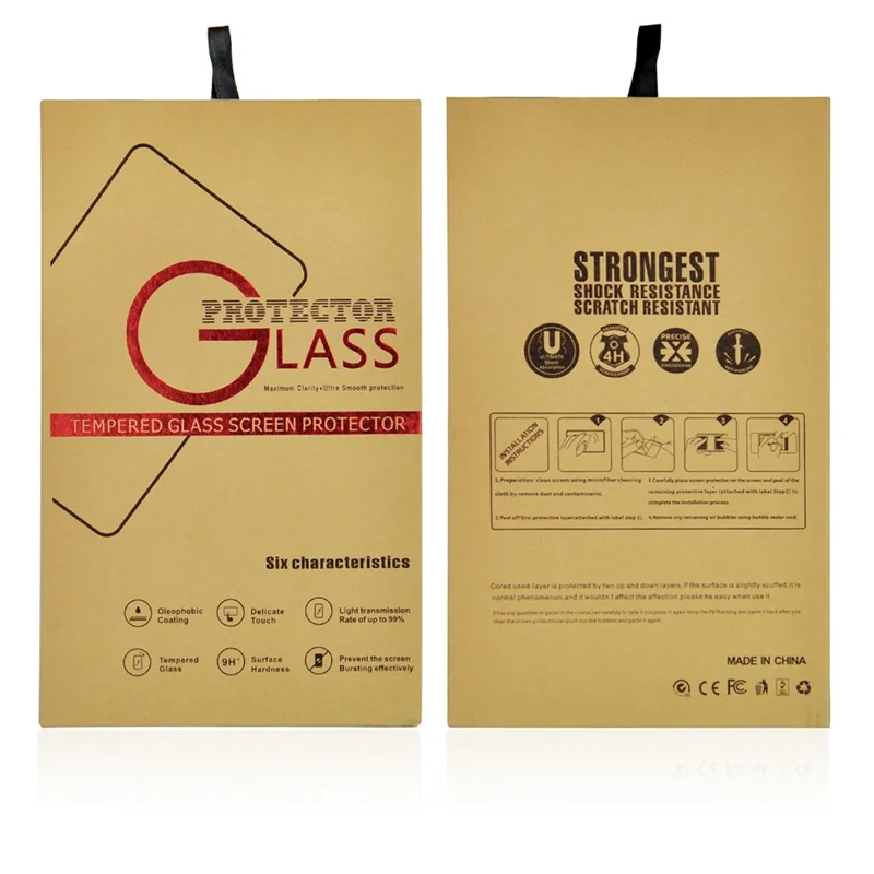 9H Hardness Anti-explosion Side Glue Matte Tempered Glass Back Protector Film for iPhone 13 Pro 6.1 inch