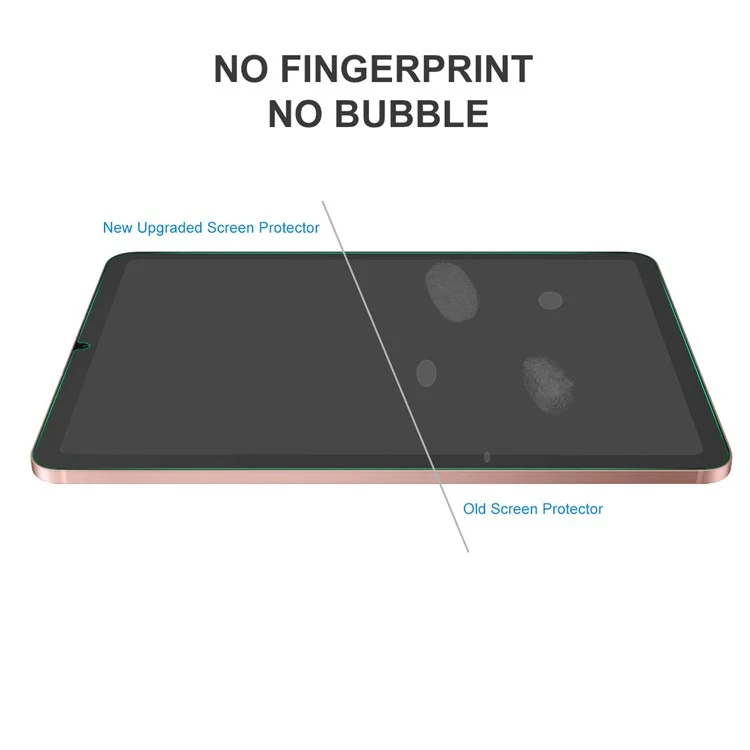 2Pcs / Pack HAT PRINCE 0.33mm Full Coverage Full Glue 2.5D 9H High Definition Tempered Glass Screen Protector per iPad mini (2024) / mini (2021)