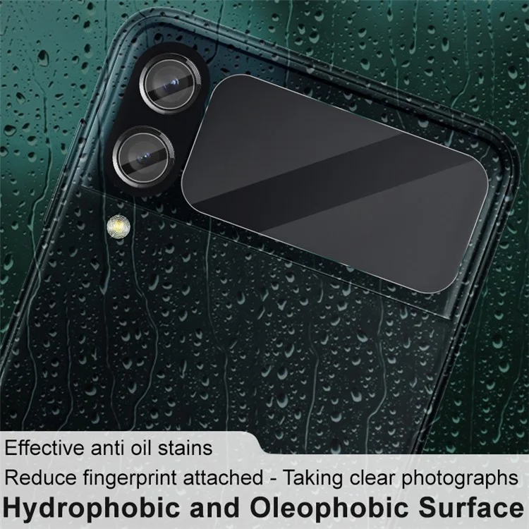 IMAK 1 Set Anti Scratch Ultra Clear Ring Tempered Glass Film Camera Lens Protector per Samsung Galaxy Z Flip3 5G