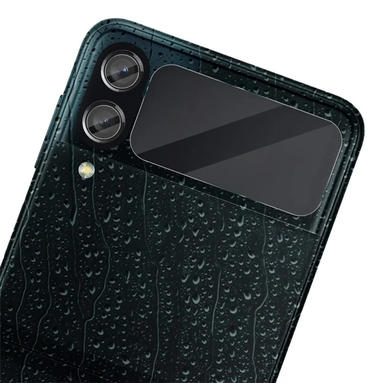 IMAK 1 Set Anti Scratch Ultra Clear Ring Tempered Glass Film Camera Lens Protector per Samsung Galaxy Z Flip3 5G