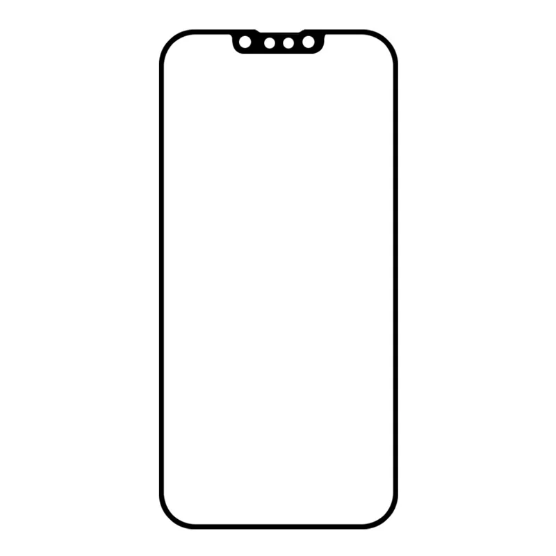 واقي شاشة خزفي مطفي ناعم مرن بحجم كامل، مقاوم للخدوش لهاتف iPhone 13 Pro Max / 14 Plus