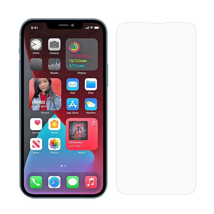 9h Durezza 2,5d Bordo HD Protettore a Schermo in Vetro Temperato Trasparente Con Pellicola Per Protezione Per Lenti Per Iphone 13 Pro 6,1 Pollici