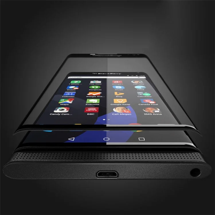IMAK 3D Curved Tempered Glass Screen Full Cover Film for BlackBerry Priv