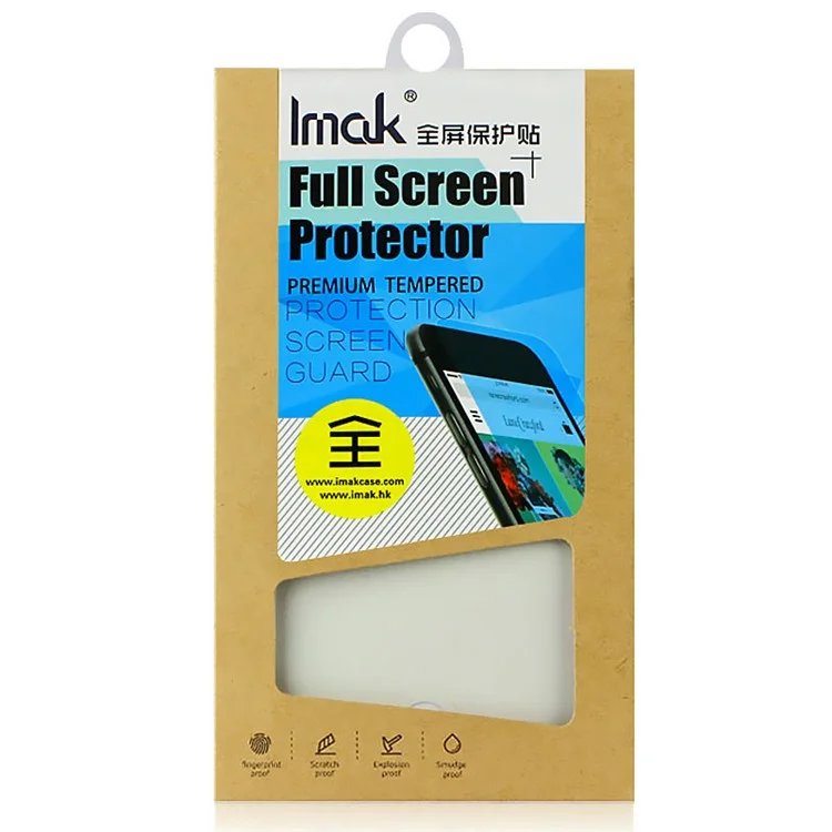 IMAK 3D Curved Tempered Glass Screen Full Cover Film for BlackBerry Priv