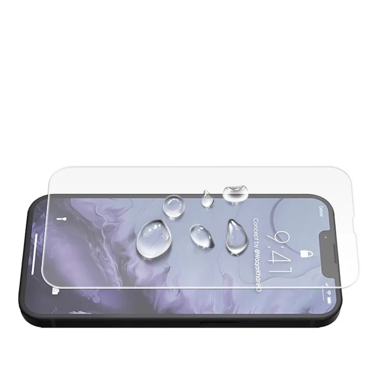 AMORUS 2Stk/Set Ultra Klare Vollverklebung Anti-Kratzer Gehärtetes Glas Bildschirmschutzfolien für iPhone 13 mini 5,4 Zoll