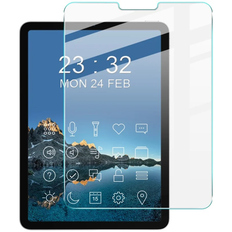 IMAK H Series Anti-Scratch 9H Hardness HD Tempered Glass Full Screen Protector Film for iPad Air (2020) / Air (2022)
