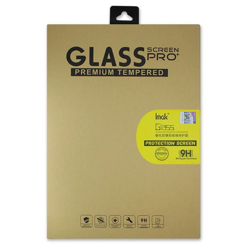 IMAK H Series Anti-Scratch 9H Hardness HD Tempered Glass Full Screen Protector Film for iPad Air (2020) / Air (2022)