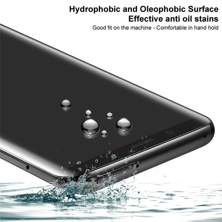 IMAK Full Coverage Side Glue 3D Curved Anti-peep 9H Tempered Glass Screen Protector für Huawei P50 Pro
